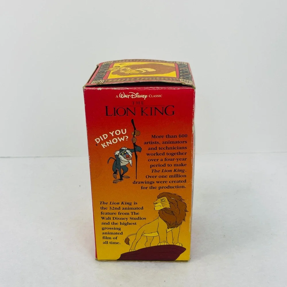Vintage 1994 Disney Lion King Burger King Coca-Cola Collector Glass Series 3 Box